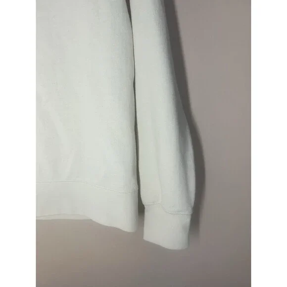 THE NORTH FACE Heritage Patch Crew Sweatshirt Small Eggshell Cream Athletic Fit - Picture 5 of 8